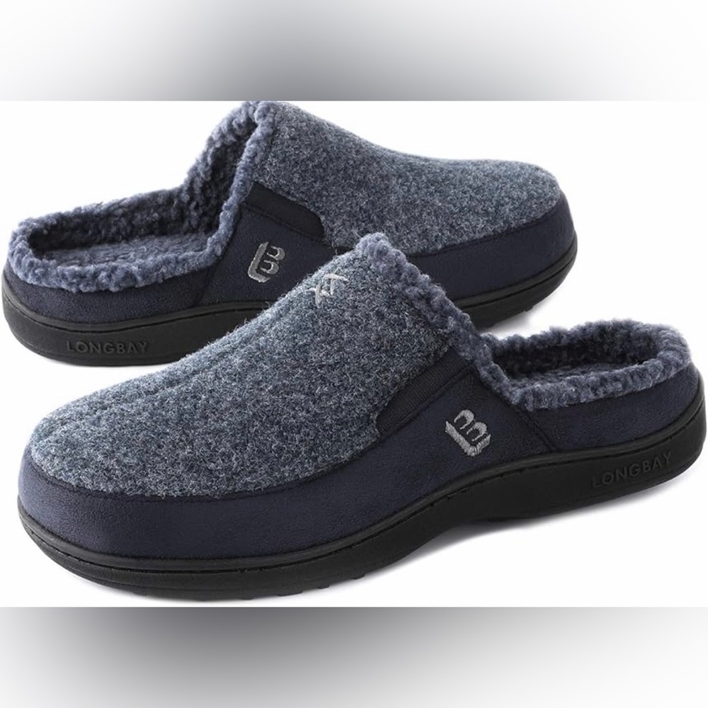 7/8 - Men's Cozy Slippers - Blue
